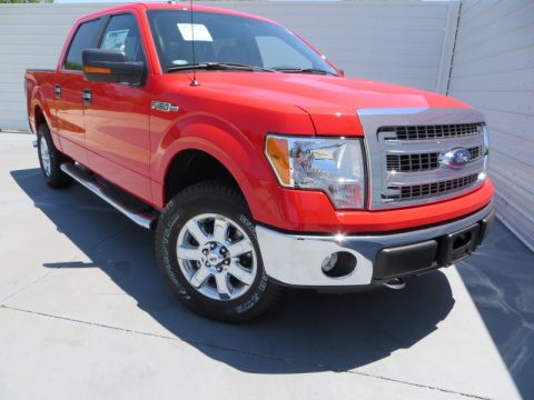 Race Red Ford F150 XLT SuperCrew 4x4.  Click to enlarge.