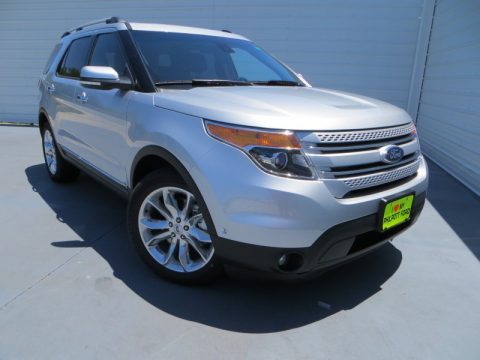 Ingot Silver Metallic Ford Explorer Limited.  Click to enlarge.