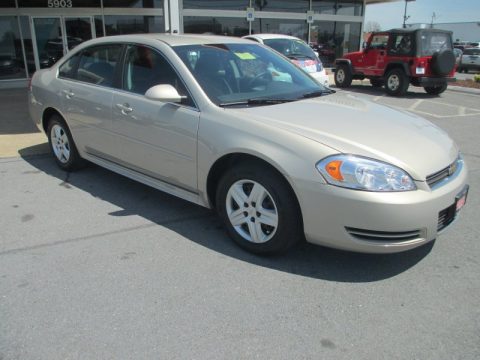 Gold Mist Metallic Chevrolet Impala LS.  Click to enlarge.