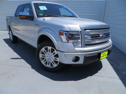 Ingot Silver Metallic Ford F150 Platinum SuperCrew.  Click to enlarge.