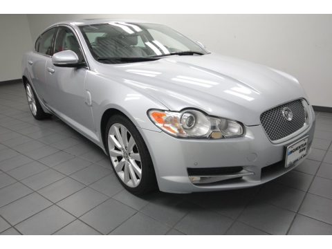 Liquid Silver Metallic Jaguar XF Premium Sport Sedan.  Click to enlarge.