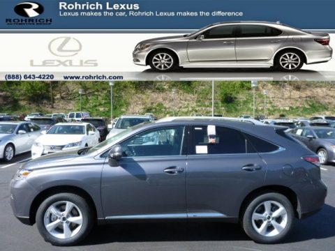 Nebula Gray Pearl Lexus RX 350 AWD.  Click to enlarge.