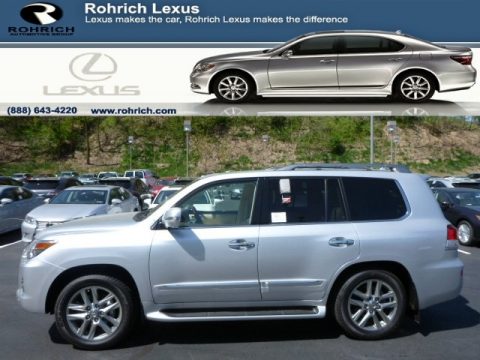 Merury Silver Metallic Lexus LX 570.  Click to enlarge.