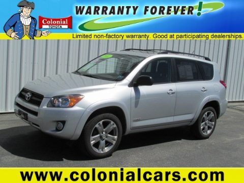 Classic Silver Metallic Toyota RAV4 Sport 4WD. Click to enlarge. Classic Silver Metallic Toyota RAV4 Sport 4WD. Click to enlarge.