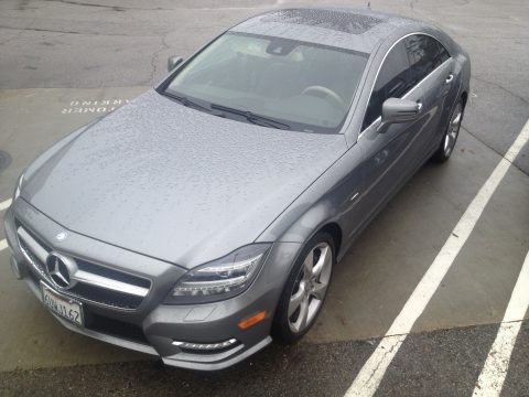 Palladium Silver Metallic Mercedes-Benz CLS 550.  Click to enlarge.