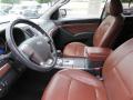  2008 Hyundai Veracruz Black/Saddle Interior #11