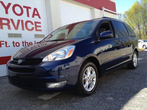 Blue Mirage Metallic Toyota Sienna XLE.  Click to enlarge.