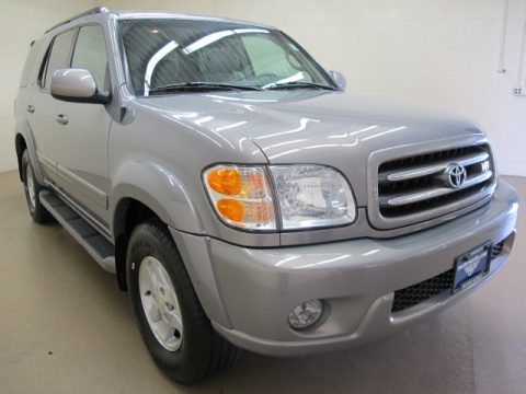 Silver Sky Metallic Toyota Sequoia Limited 4WD.  Click to enlarge.