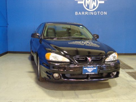 Black Pontiac Grand Am GT Sedan.  Click to enlarge.