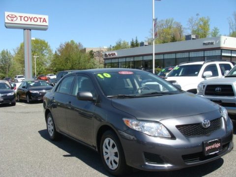 Magnetic Gray Metallic Toyota Corolla LE.  Click to enlarge.