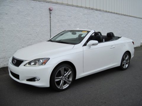 Starfire White Pearl Lexus IS 250 C Convertible.  Click to enlarge.