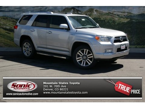 Classic Silver Metallic Toyota 4Runner Limited 4x4.  Click to enlarge.