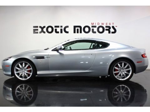 Titanium Silver Aston Martin DB9 Coupe.  Click to enlarge.