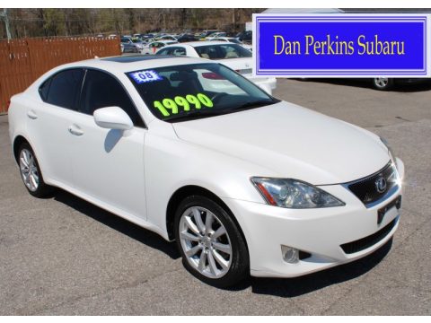 Starfire White Pearl Lexus IS 250 AWD.  Click to enlarge.