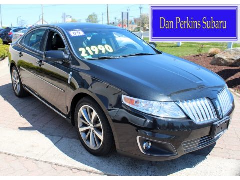 Tuxedo Black Metallic Lincoln MKS AWD Sedan.  Click to enlarge.
