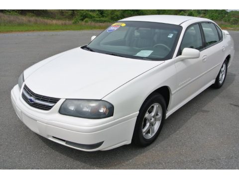 White Chevrolet Impala LS.  Click to enlarge.