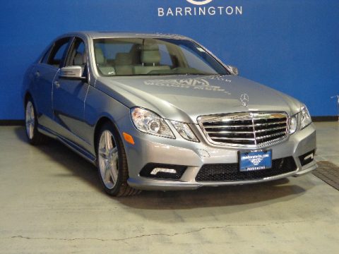 Palladium Silver Metallic Mercedes-Benz E 350 4Matic Sedan.  Click to enlarge.