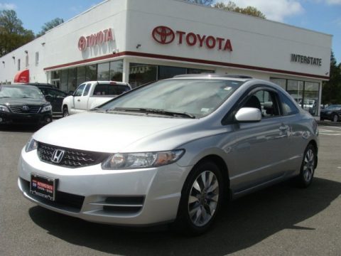 Alabaster Silver Metallic Honda Civic EX-L Coupe.  Click to enlarge.