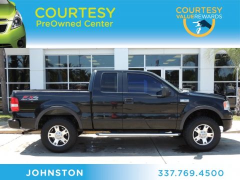 Black Ford F150 FX4 SuperCab 4x4.  Click to enlarge.