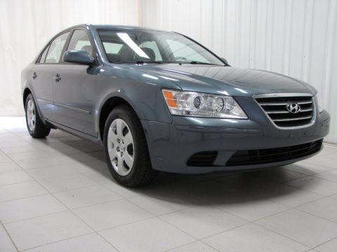 Slate Blue Hyundai Sonata GLS.  Click to enlarge.
