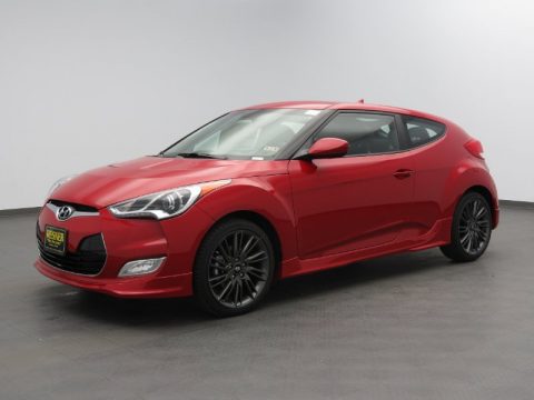 Boston Red Hyundai Veloster RE:MIX Edition.  Click to enlarge.