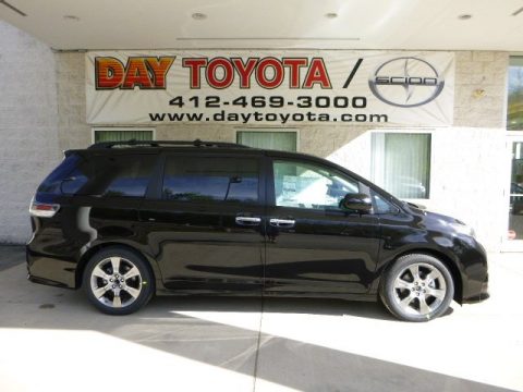 Black Toyota Sienna SE.  Click to enlarge.