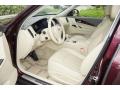  2012 Infiniti EX Wheat Interior #8