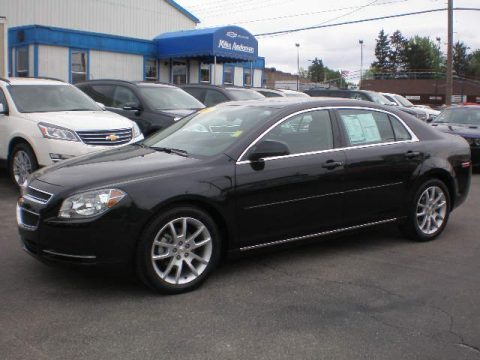 Black Granite Metallic Chevrolet Malibu LT.  Click to enlarge.