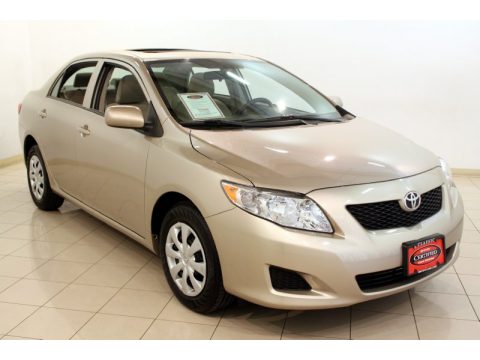 Desert Sand Metallic Toyota Corolla LE.  Click to enlarge.