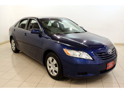Blue Ribbon Metallic Toyota Camry LE.  Click to enlarge.