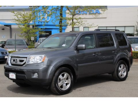 Polished Metal Metallic Honda Pilot EX 4WD.  Click to enlarge.
