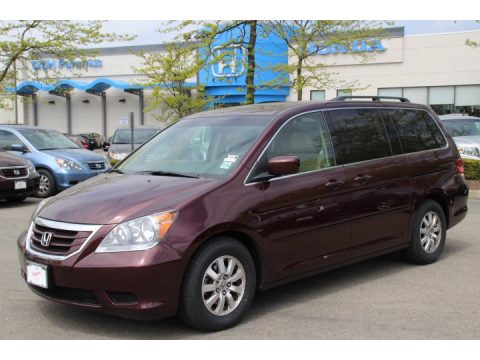 Dark Cherry Pearl Honda Odyssey EX-L.  Click to enlarge.