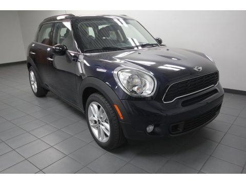 Cosmic Blue Metallic Mini Cooper S Countryman.  Click to enlarge.