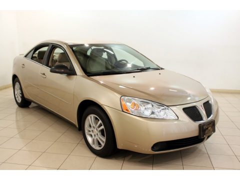 Sedona Beige Metallic Pontiac G6 V6 Sedan.  Click to enlarge.
