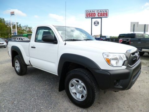 Super White Toyota Tacoma Regular Cab 4x4. Click to enlarge. Super White Toyota Tacoma Regular Cab 4x4. Click to enlarge.