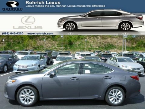 Nebula Gray Pearl Lexus ES 300h Hybrid.  Click to enlarge.