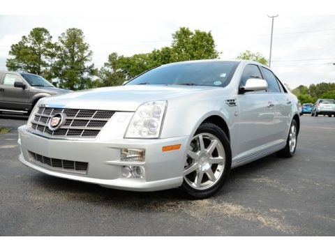 Radiant Silver Metallic Cadillac STS V6 Luxury.  Click to enlarge.