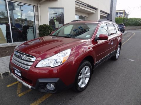 Venetian Red Pearl Subaru Outback 2.5i Premium.  Click to enlarge.