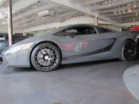 Grigio Telesto Metallic (Grey) Lamborghini Gallardo Superleggera.  Click to enlarge.