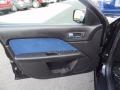 Door Panel of 2009 Ford Fusion SE Blue Suede #27 Door Panel of 2009 Ford Fusion SE Blue Suede #27