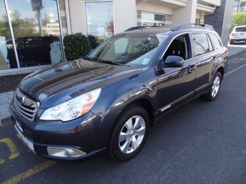 Graphite Gray Metallic Subaru Outback 3.6R Limited Wagon.  Click to enlarge.