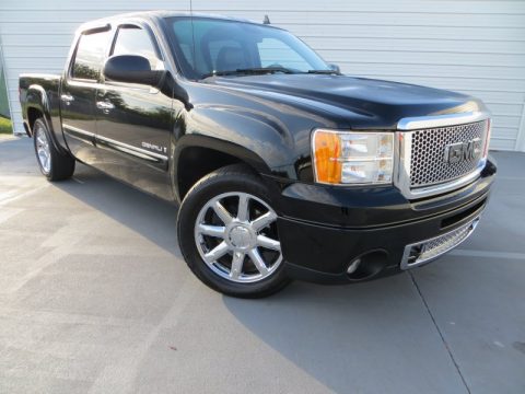 Onyx Black GMC Sierra 1500 Denali Crew Cab AWD.  Click to enlarge.