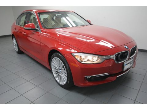 Melbourne Red Metallic BMW 3 Series 328i Sedan.  Click to enlarge.