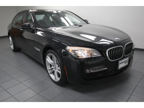 Black Sapphire Metallic BMW 7 Series 750Li xDrive Sedan.  Click to enlarge.