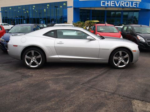 Silver Ice Metallic Chevrolet Camaro LT/RS Coupe.  Click to enlarge.
