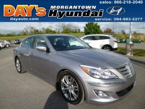 Titanium Gray Metallic Hyundai Genesis 3.8 Sedan.  Click to enlarge.