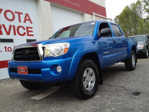 Speedway Blue Toyota Tacoma V6 PreRunner TRD Double Cab.  Click to enlarge.