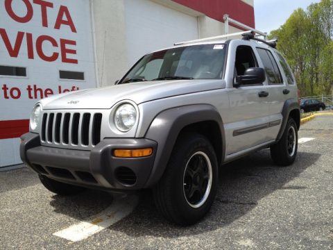 Bright Silver Metallic Jeep Liberty Sport 4x4.  Click to enlarge.
