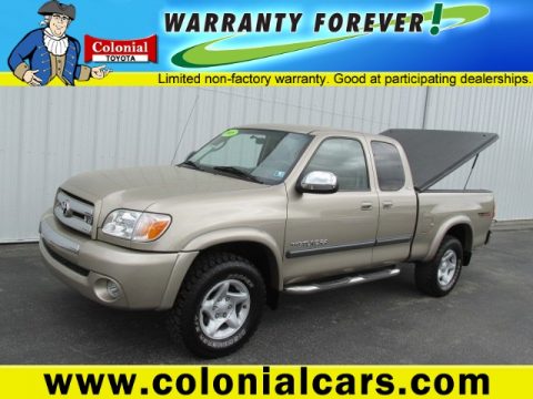 Desert Sand Mica Toyota Tundra SR5 Access Cab 4x4.  Click to enlarge.