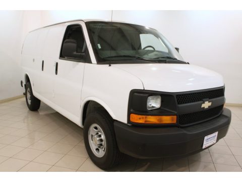 Summit White Chevrolet Express 2500 Cargo Van.  Click to enlarge.